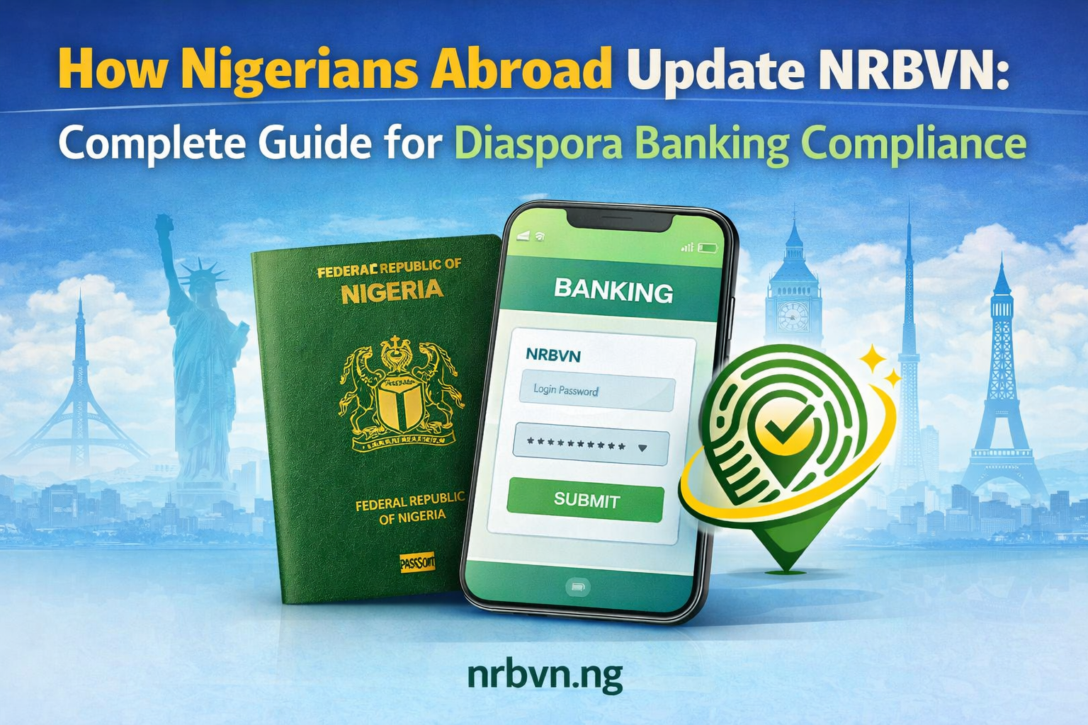 Nigerian diaspora updating NRBVN Non Resident Bank Verification Number online